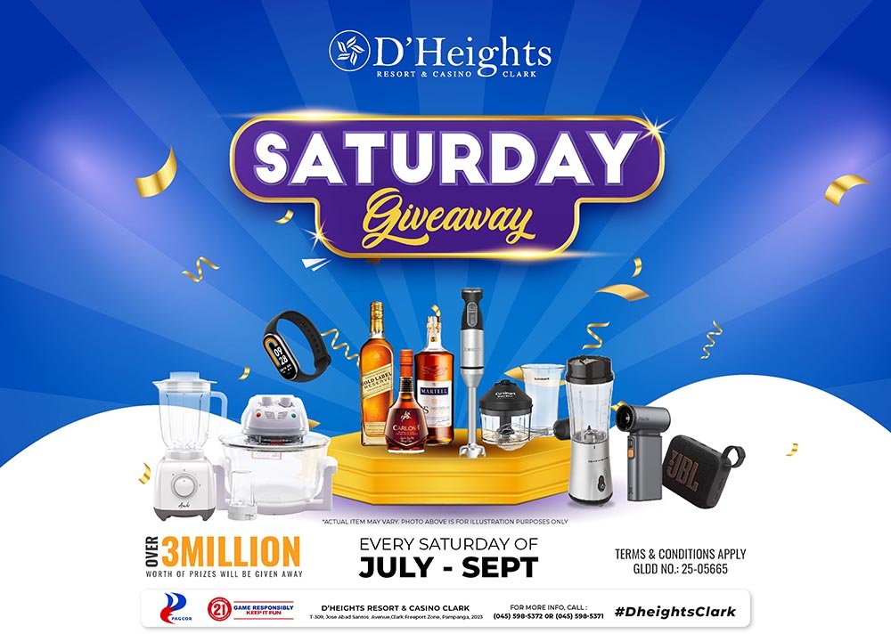 Dheights Saturday Giveaway